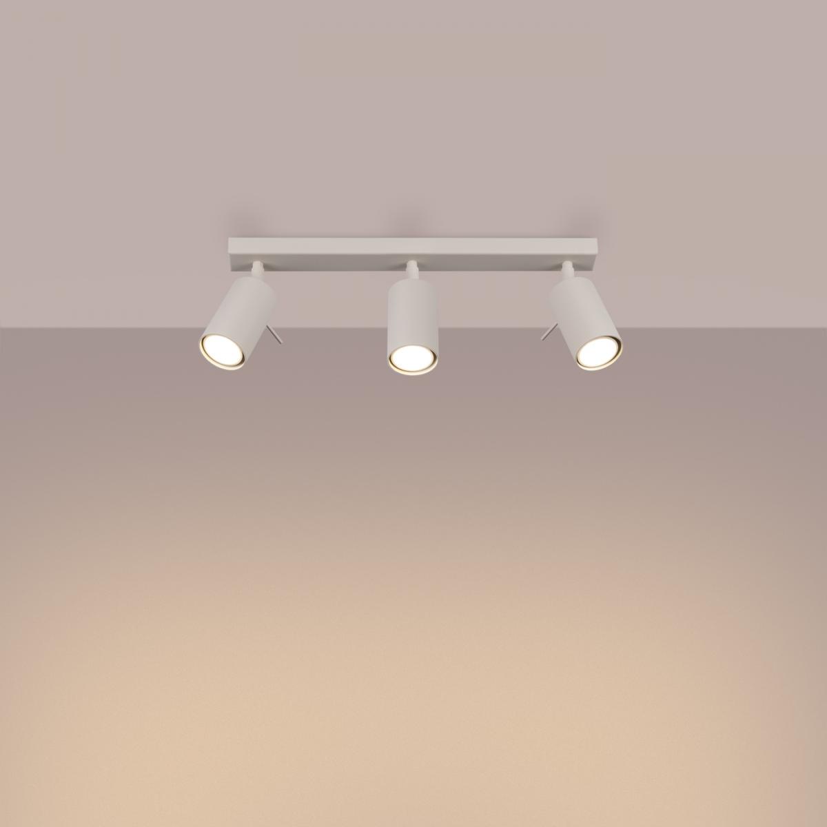 Sollux Lámpara de techo RING 3L beige N/A