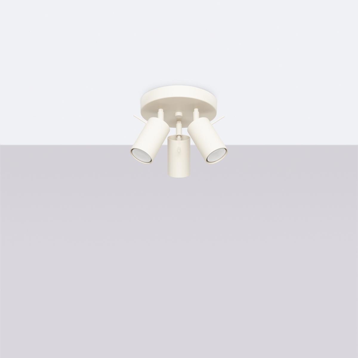 Sollux Lámpara de techo RING 3P beige N/A