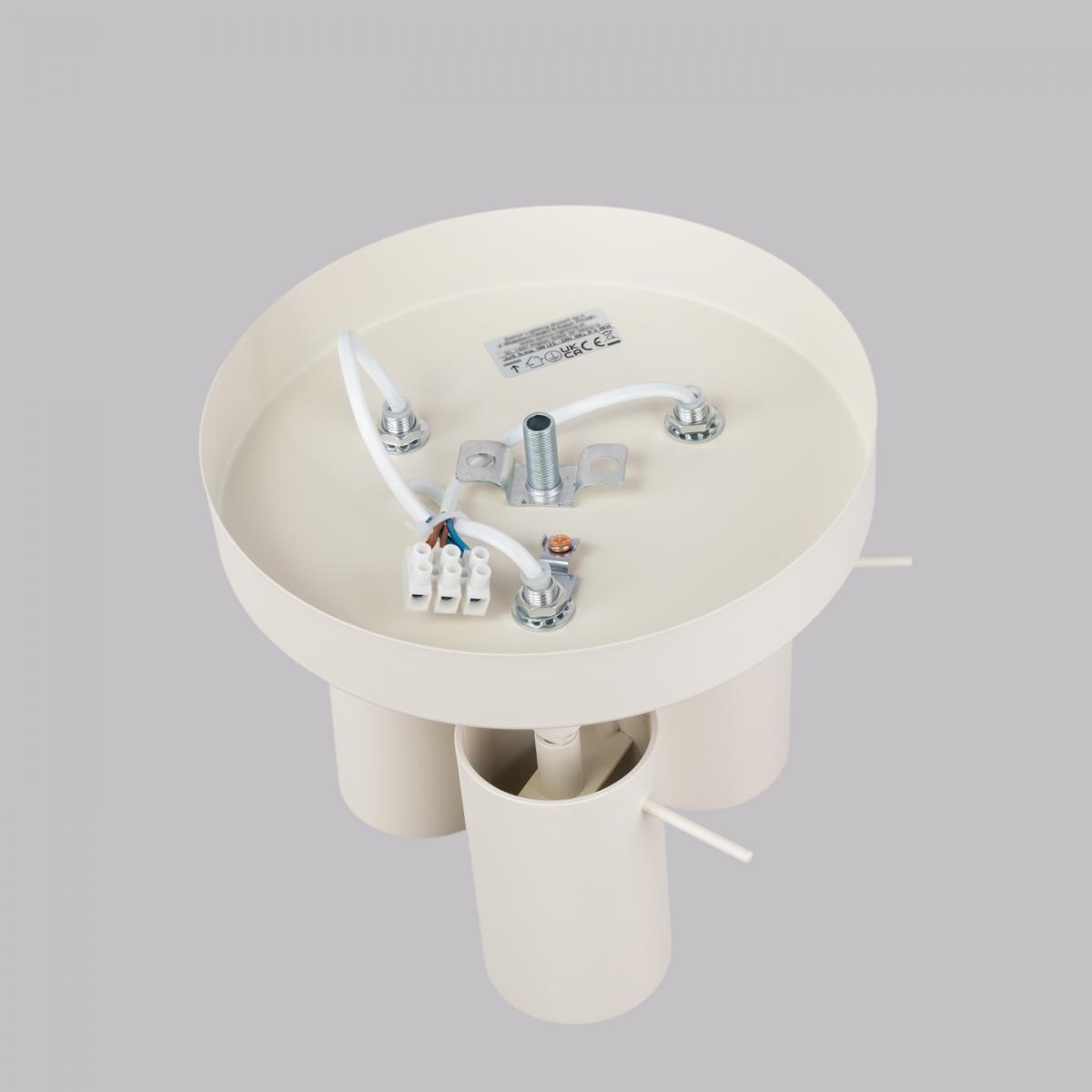 Sollux Lámpara de techo RING 3P beige N/A
