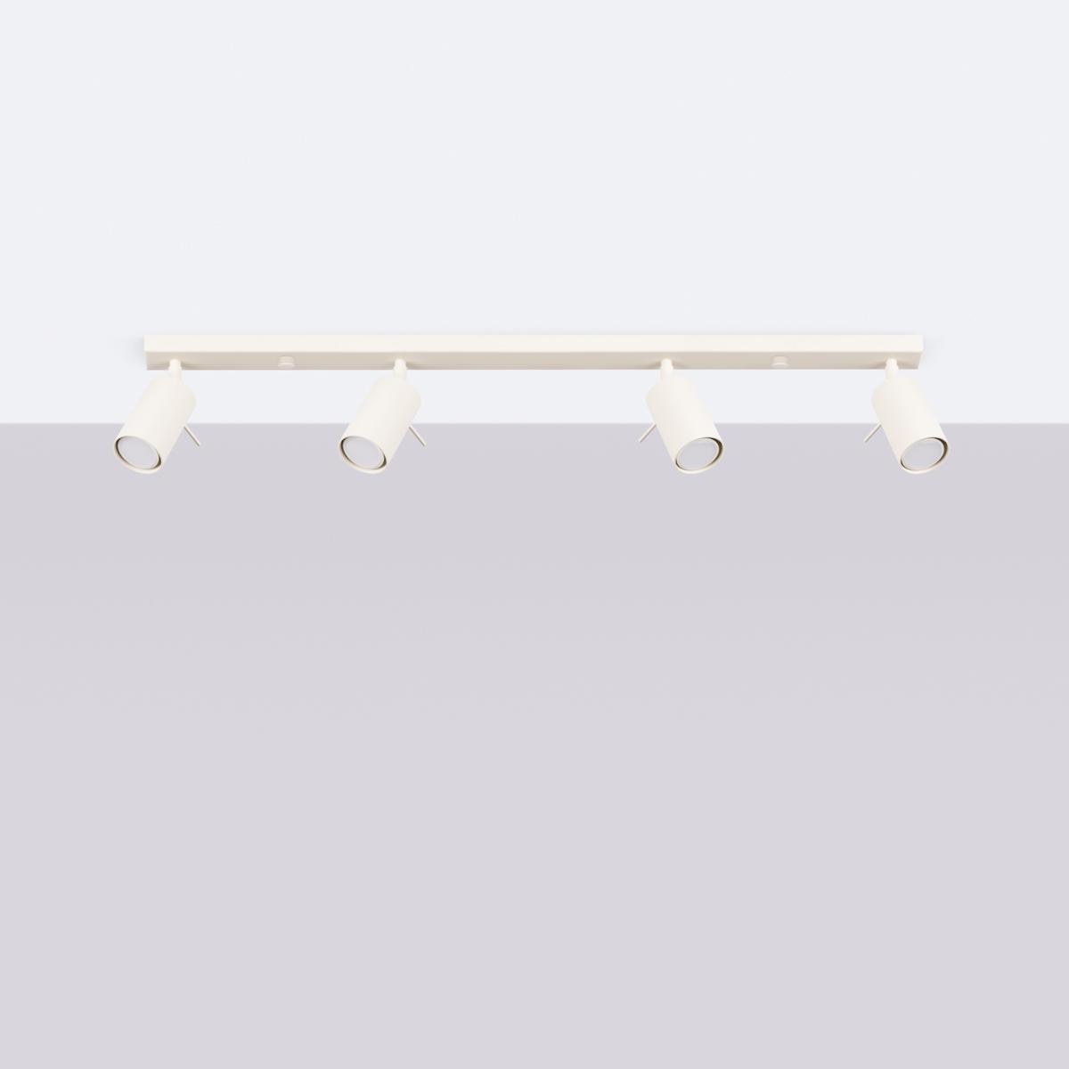 Sollux Lámpara de techo RING 4L beige N/A