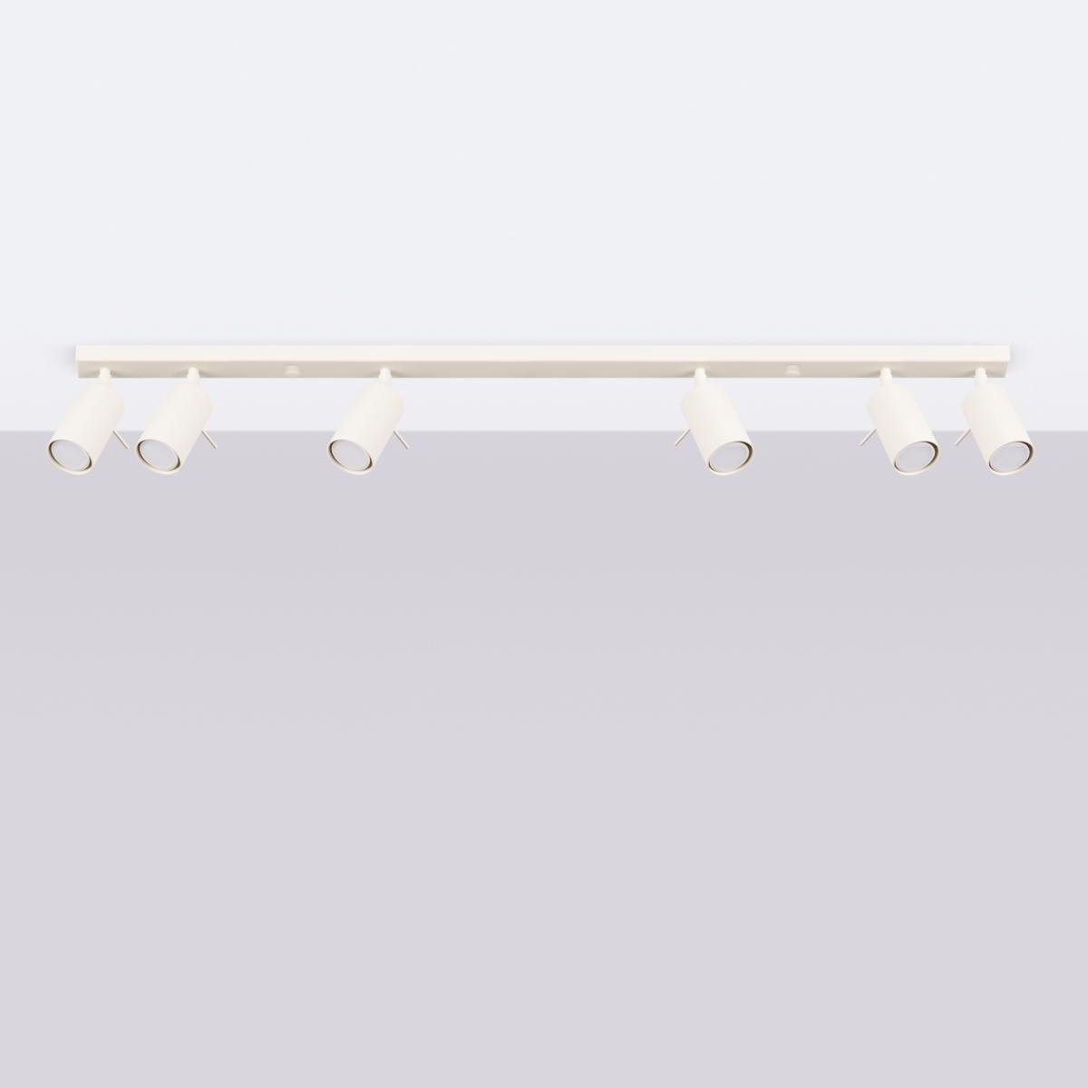 Sollux Lámpara de techo RING 6L beige N/A