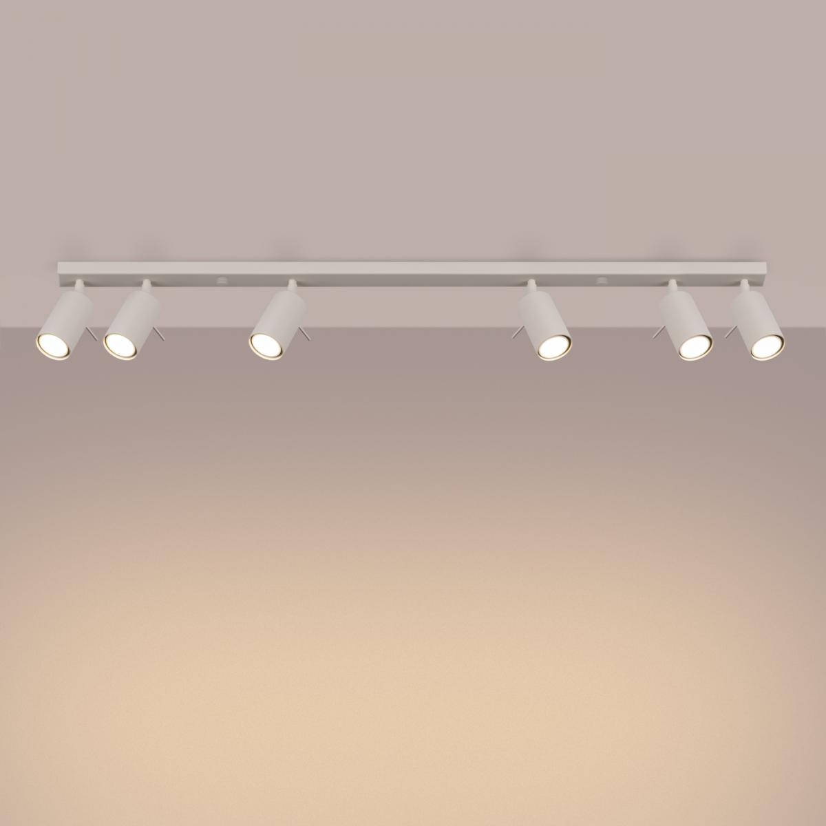 Sollux Lámpara de techo RING 6L beige N/A