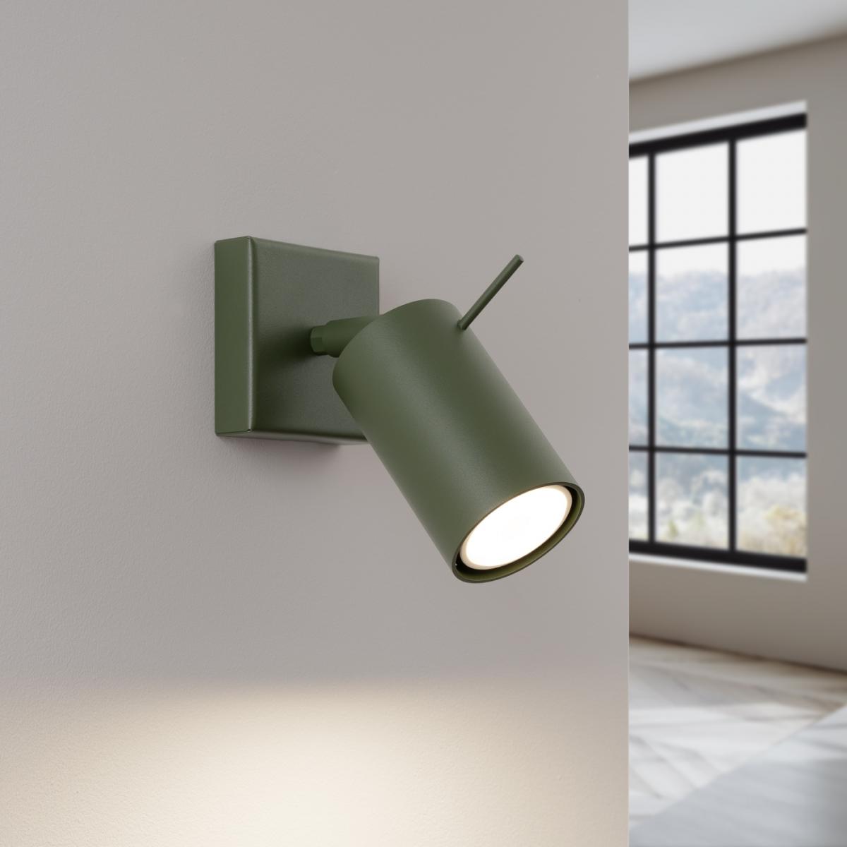 Sollux Aplique RING verde oliva N/A