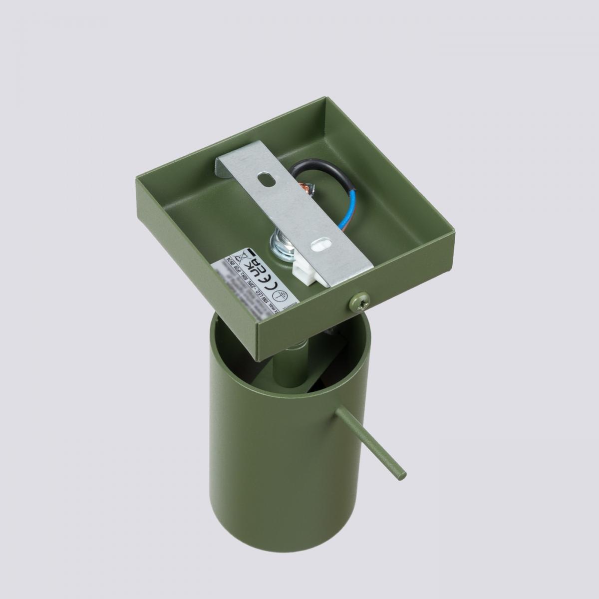 Sollux Aplique RING verde oliva N/A