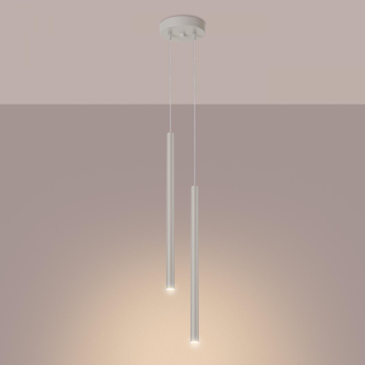 Sollux Lámpara colgante PASTELO 2 beige N/A