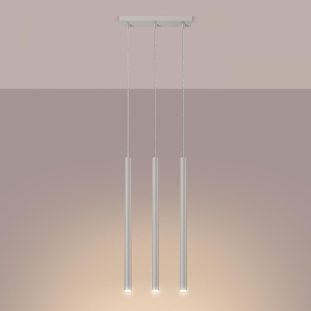 Sollux Lámpara colgante PASTELO 3 beige N/A