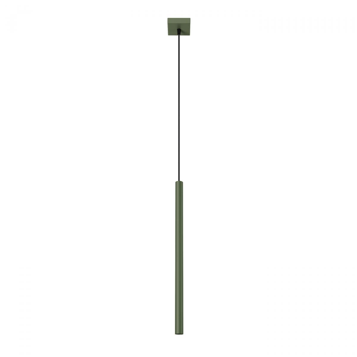 Sollux Lámpara colgante PASTELO 1 verde oliva N/A