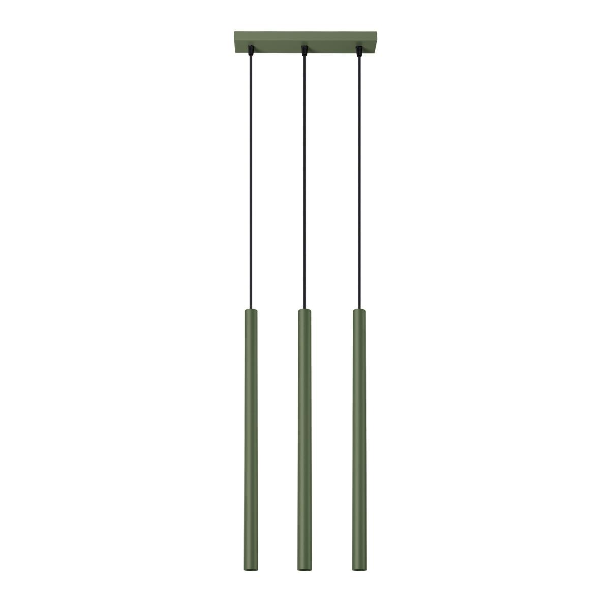 Sollux Lámpara colgante PASTELO 3 verde oliva N/A