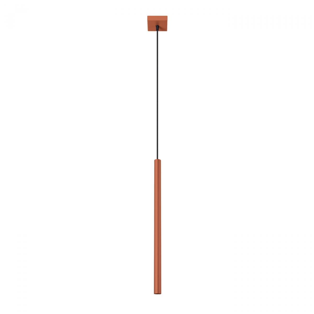 Sollux Lámpara colgante PASTELO 1 rojo ocre N/A