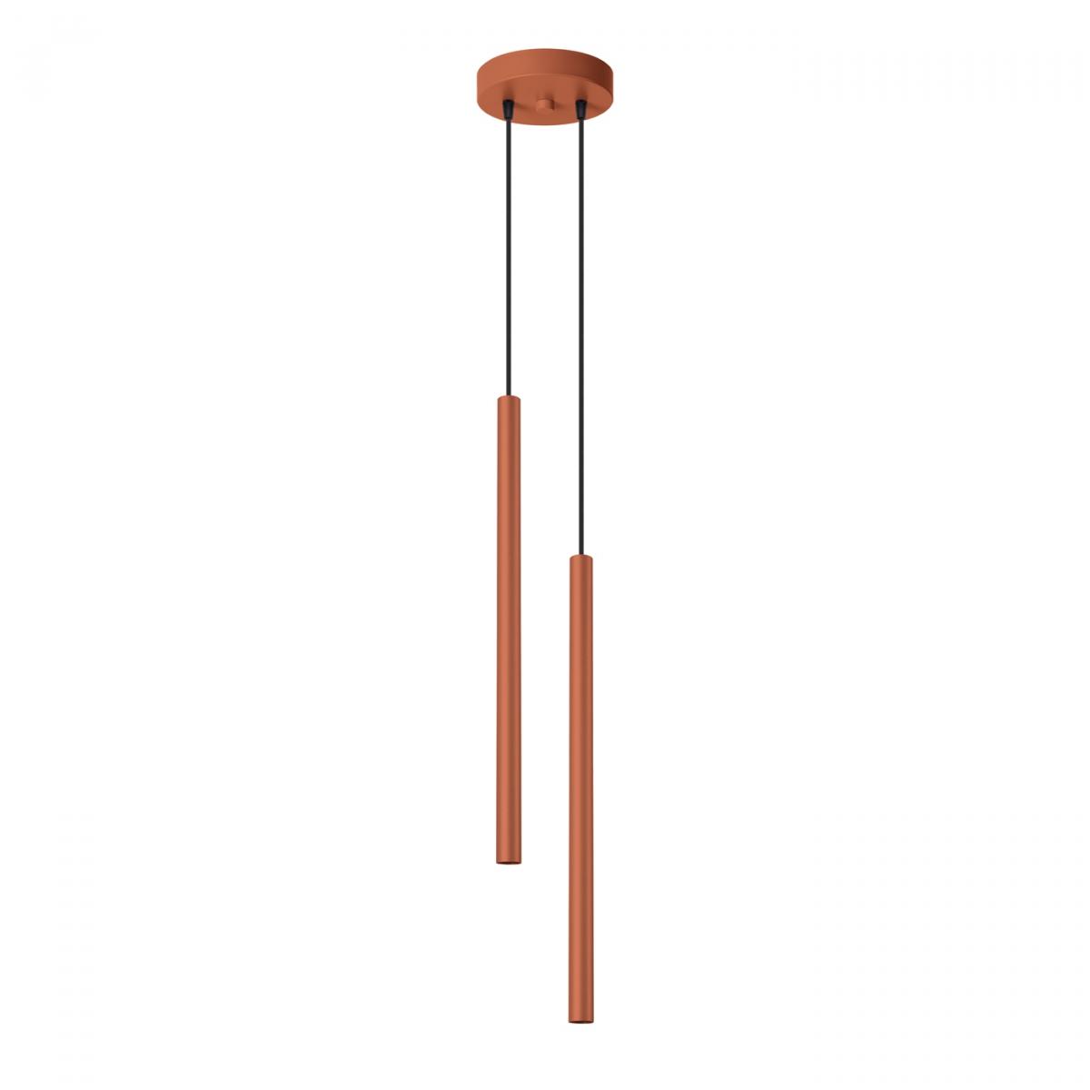 Sollux Lámpara colgante PASTELO 2 rojo ocre N/A