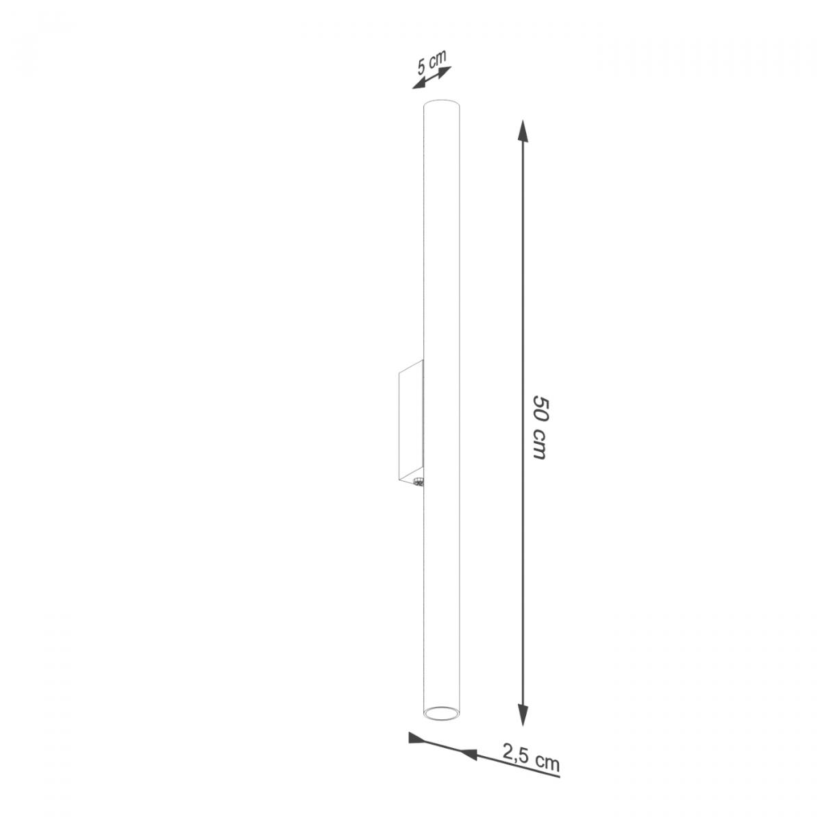 Sollux Aplique PASTELO 2 rojo ocre N/A