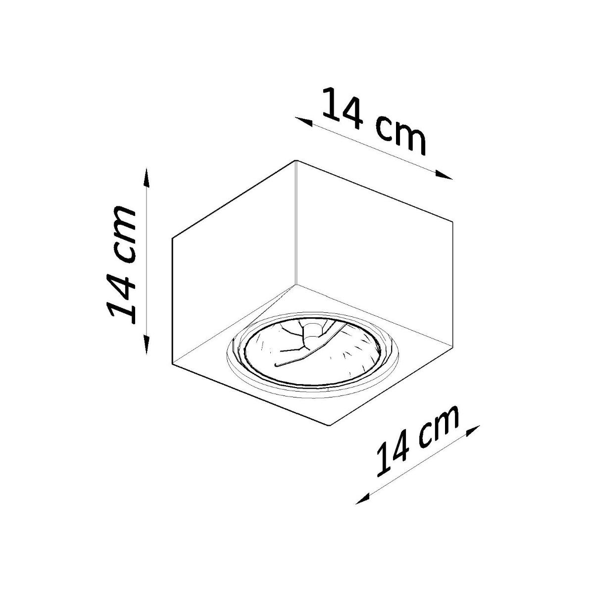 Sollux Aplique de cerámica SEIDA 
