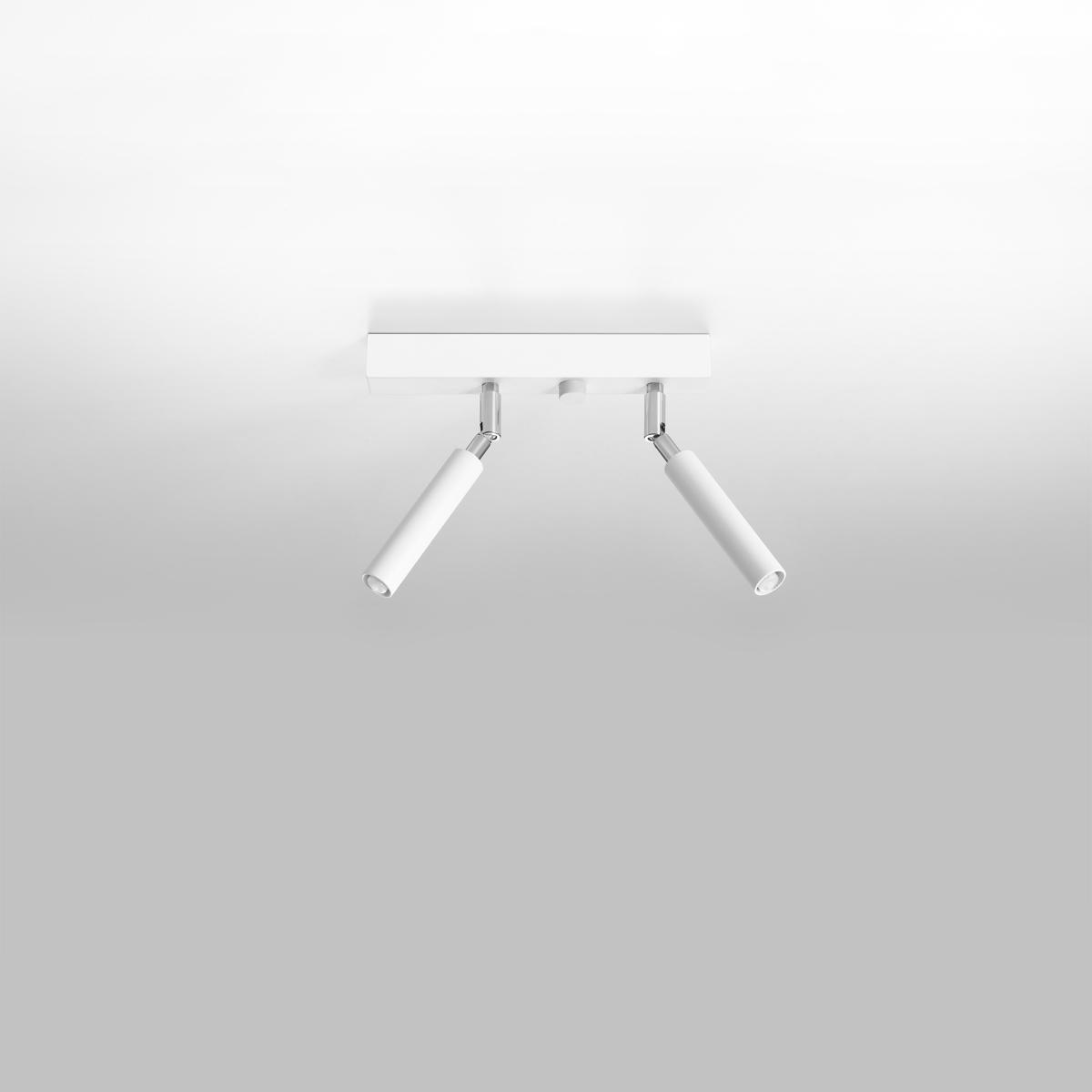 Sollux Lámpara de techo EYETECH 2 blanca 