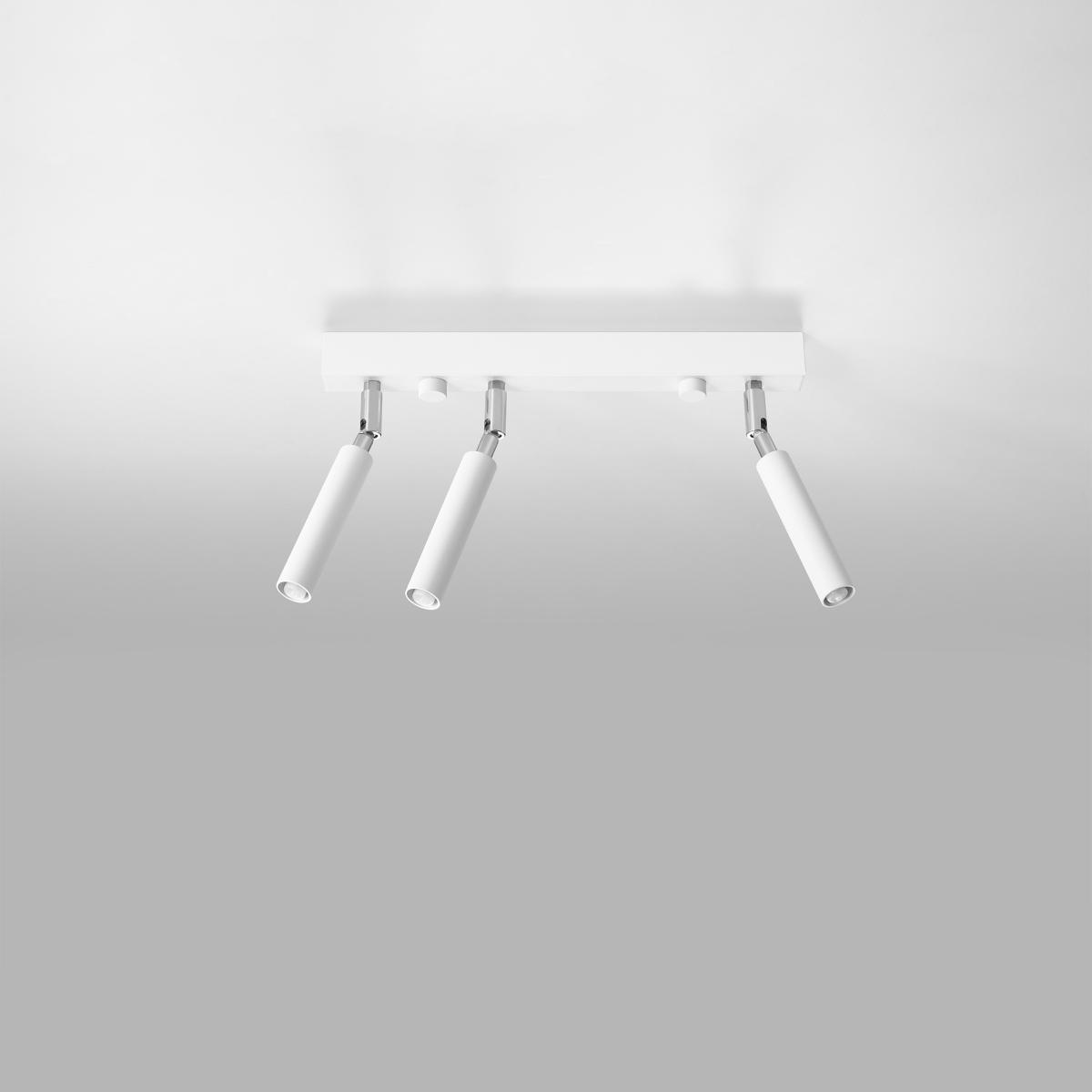 Sollux Lámpara de techo EYETECH 3 blanca 