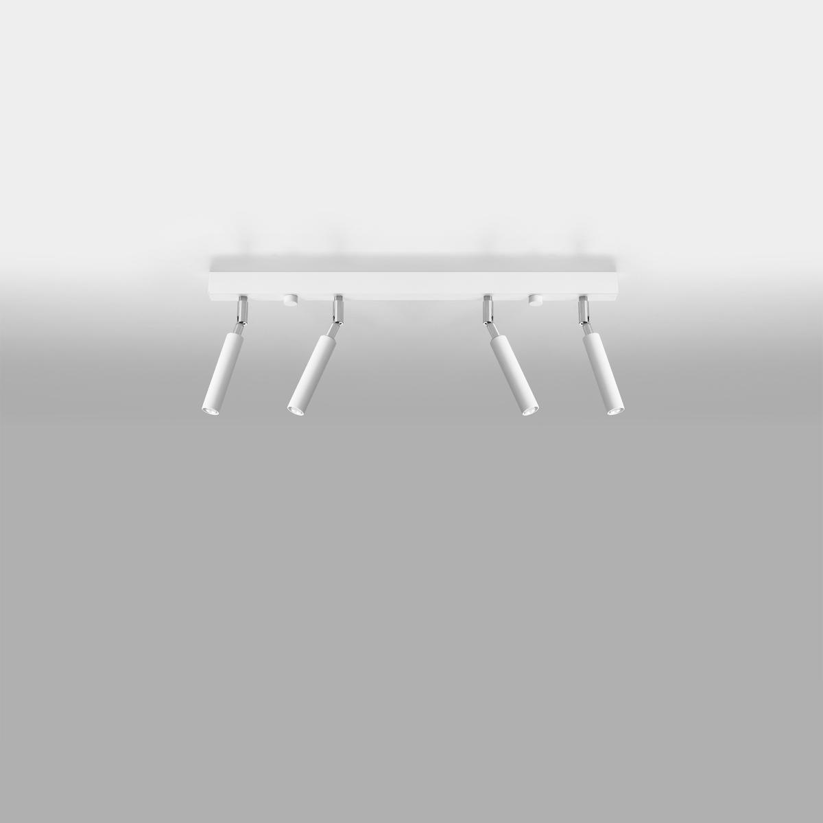 Sollux Lámpara de techo EYETECH 4 blanca 