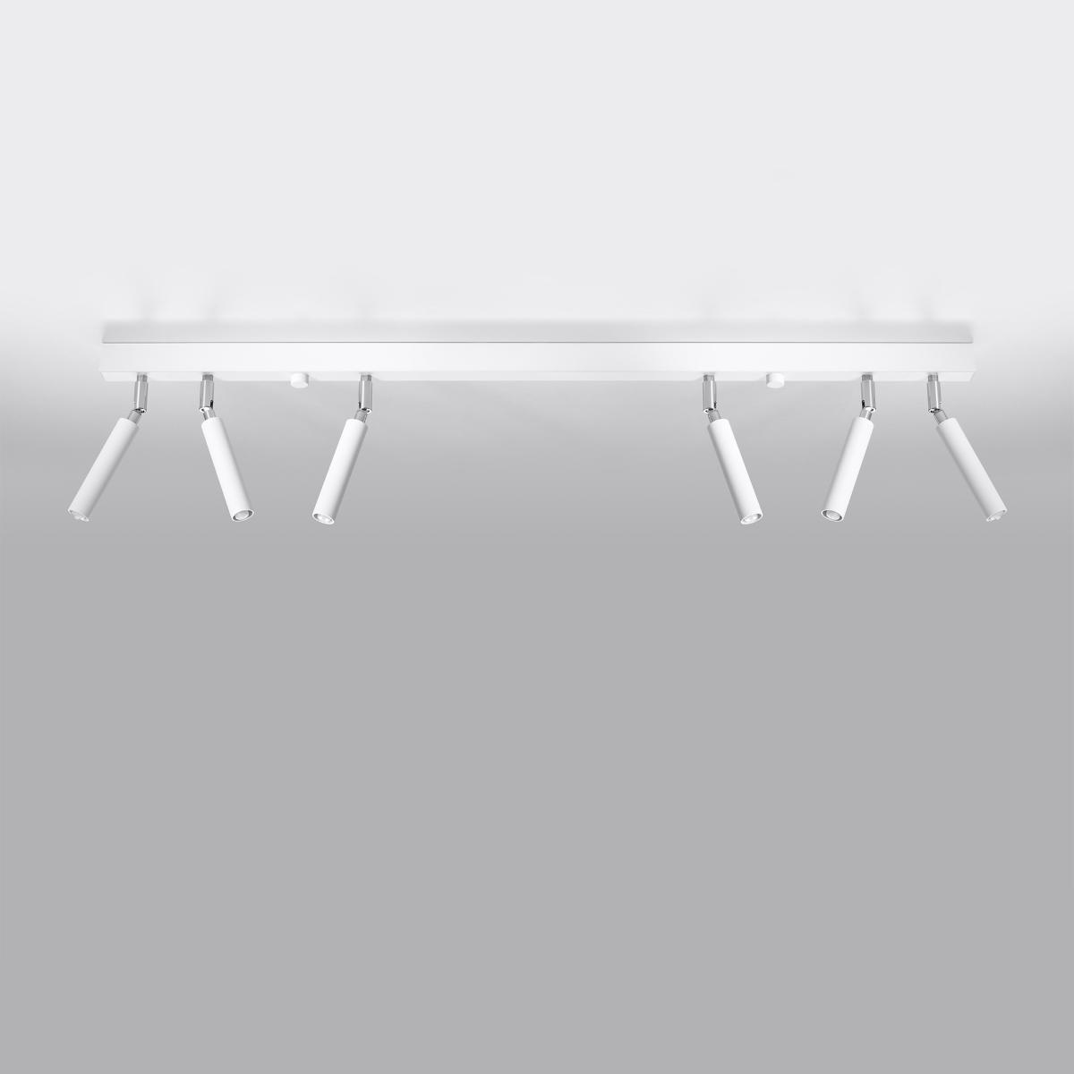 Sollux Lámpara de techo EYETECH 6 blanca 