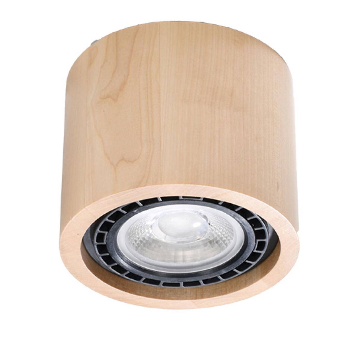 Sollux Plafond BASIC 1 madera natural 