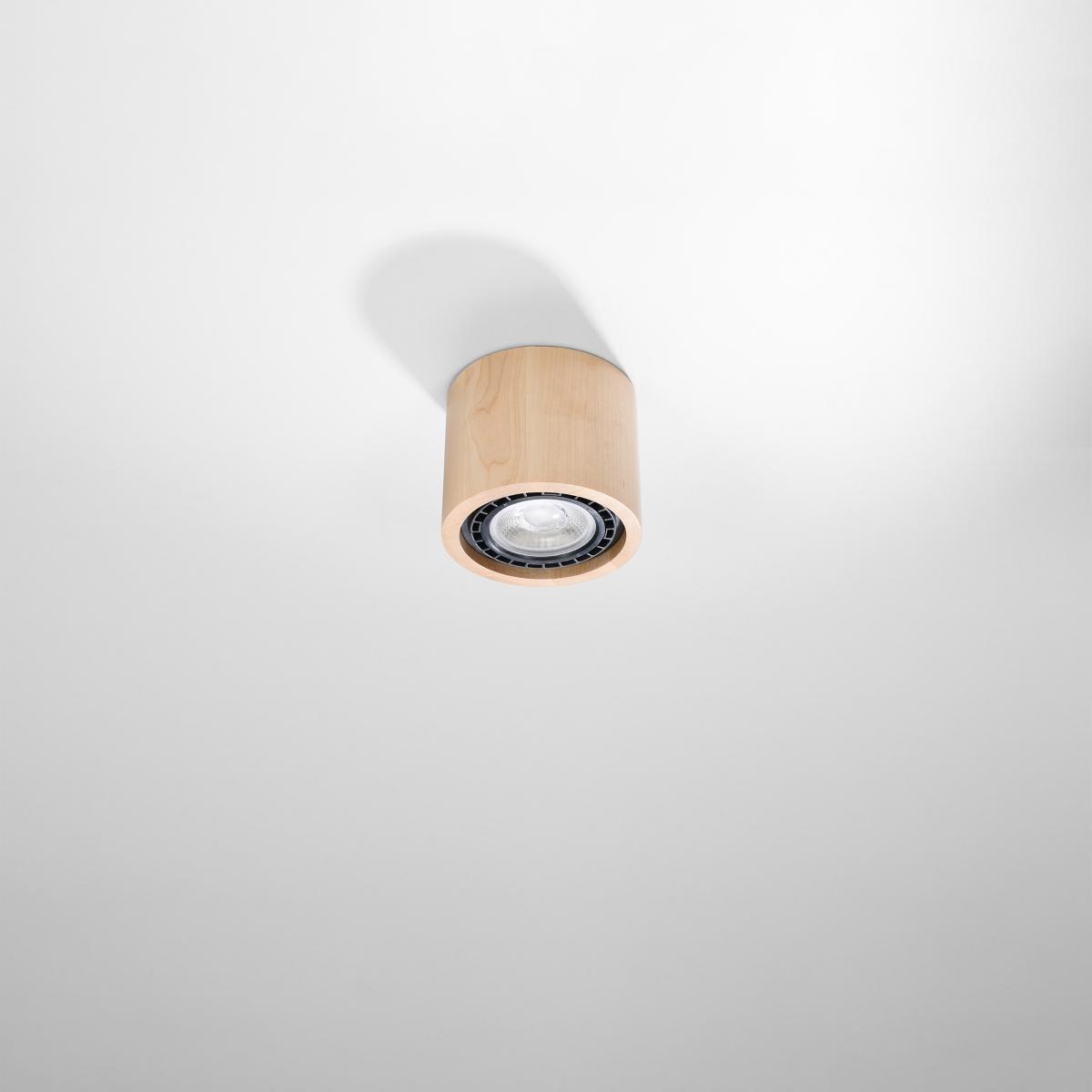 Sollux Plafond BASIC 1 madera natural 