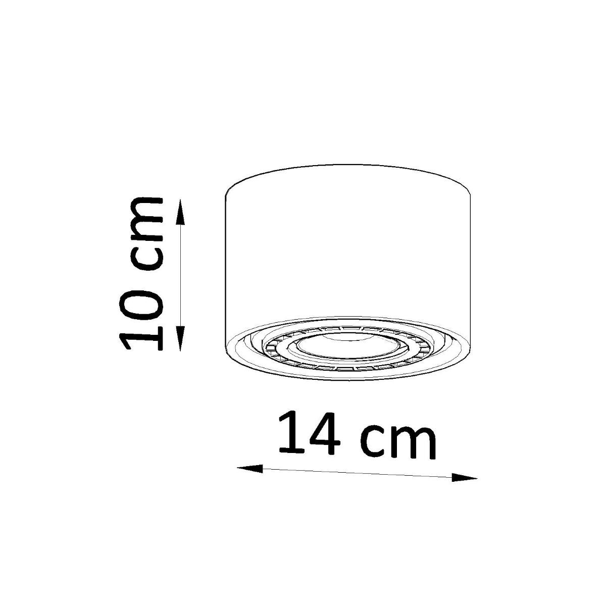 Sollux Plafond BASIC 1 madera natural 