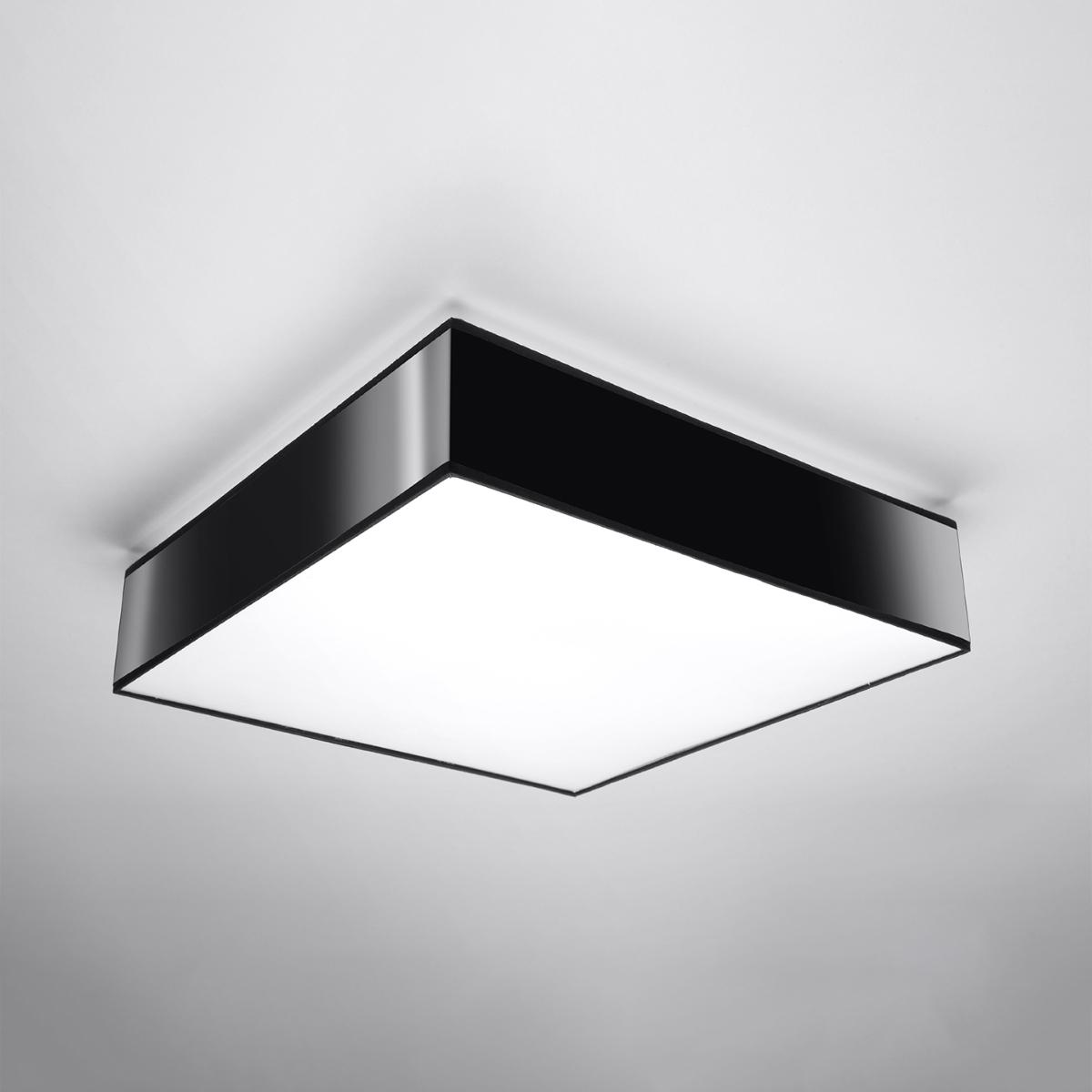 Sollux Lámpara de techo HORUS 55 negra 