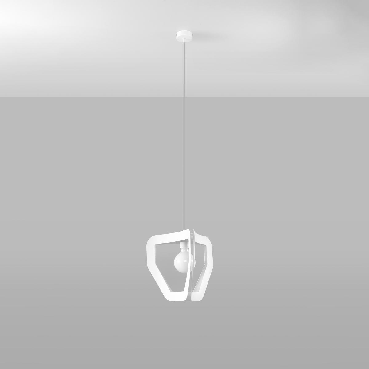 Sollux Lámpara colgante TRES blanca 