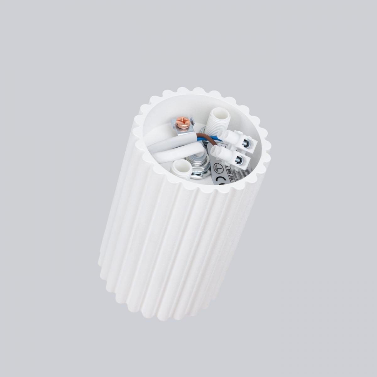 Sollux Lámpara de techo KARBON 10 blanca N/A