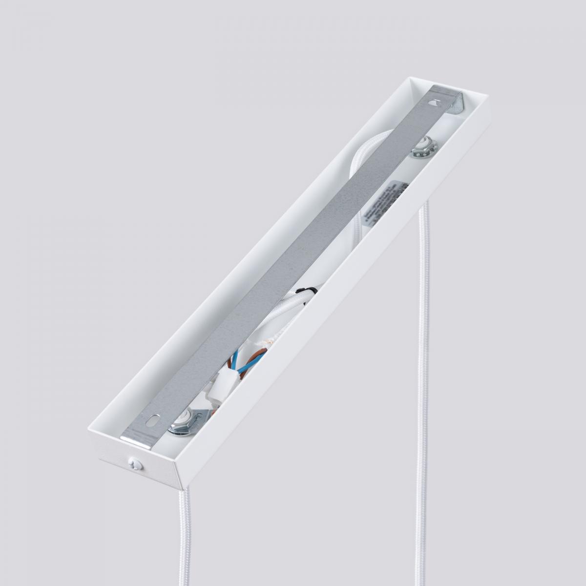 Sollux Lámpara colgante KARBON 2 blanca N/A