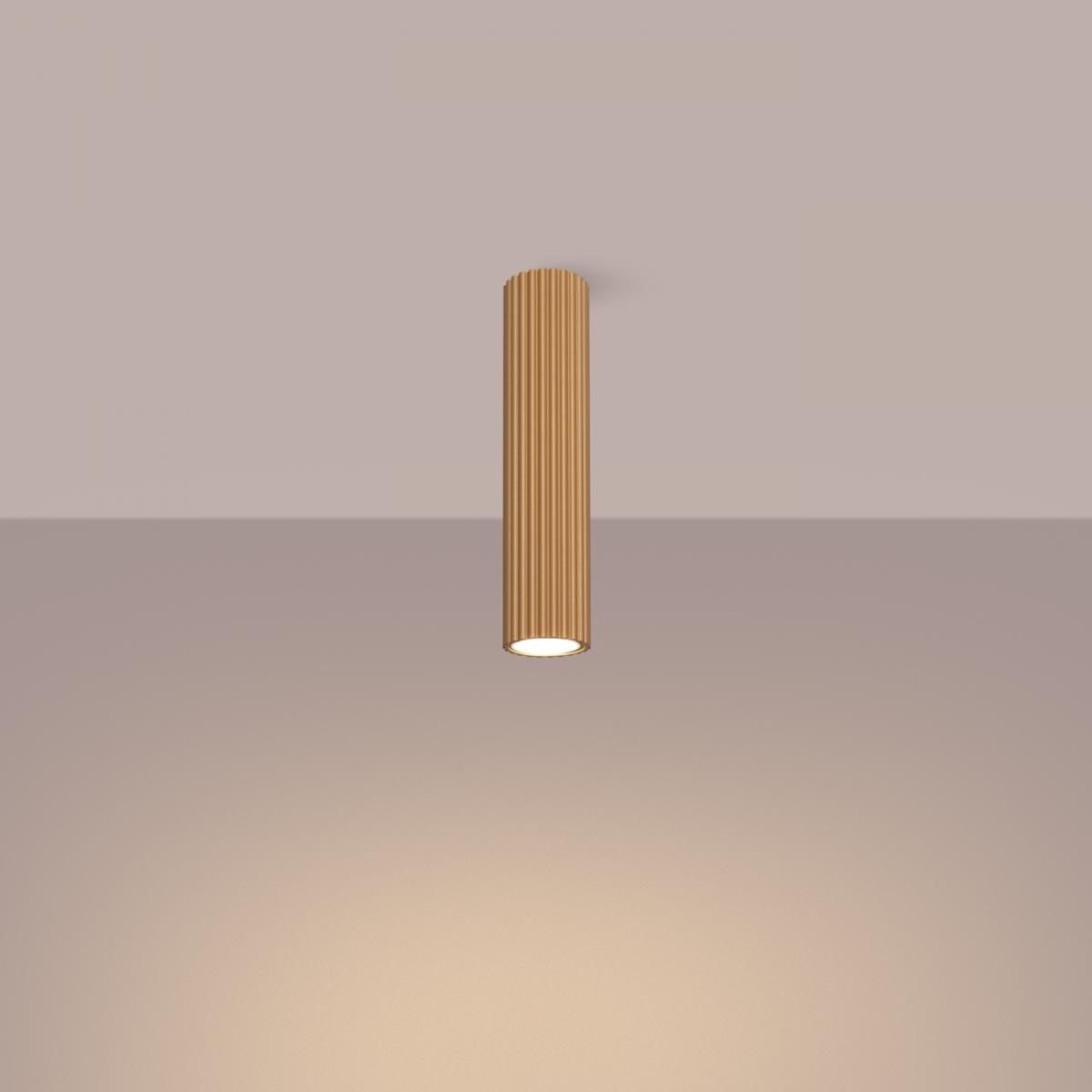 Sollux Lámpara de techo KARBON 30 oro N/A