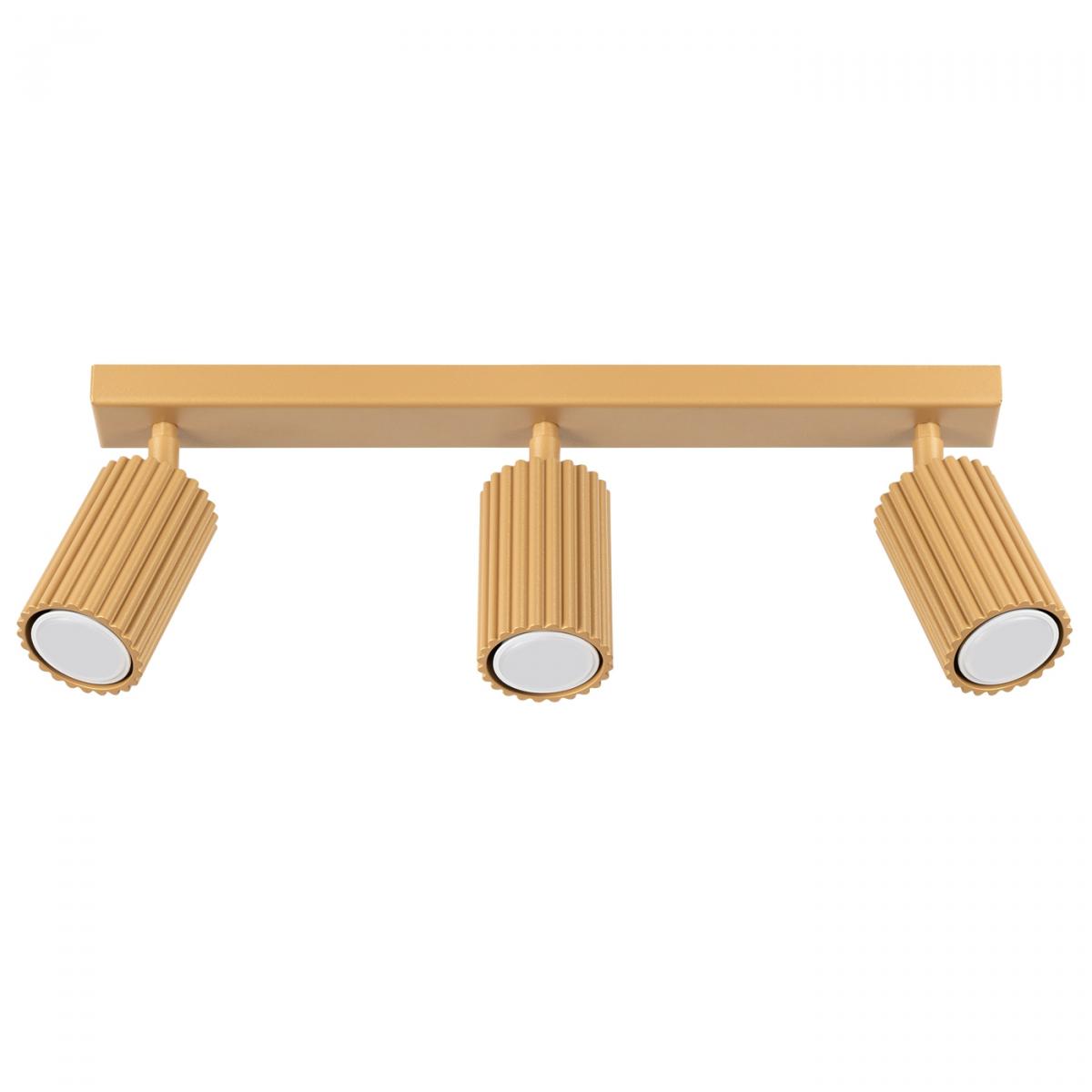 Sollux Lámpara de techo KARBON 3L oro N/A