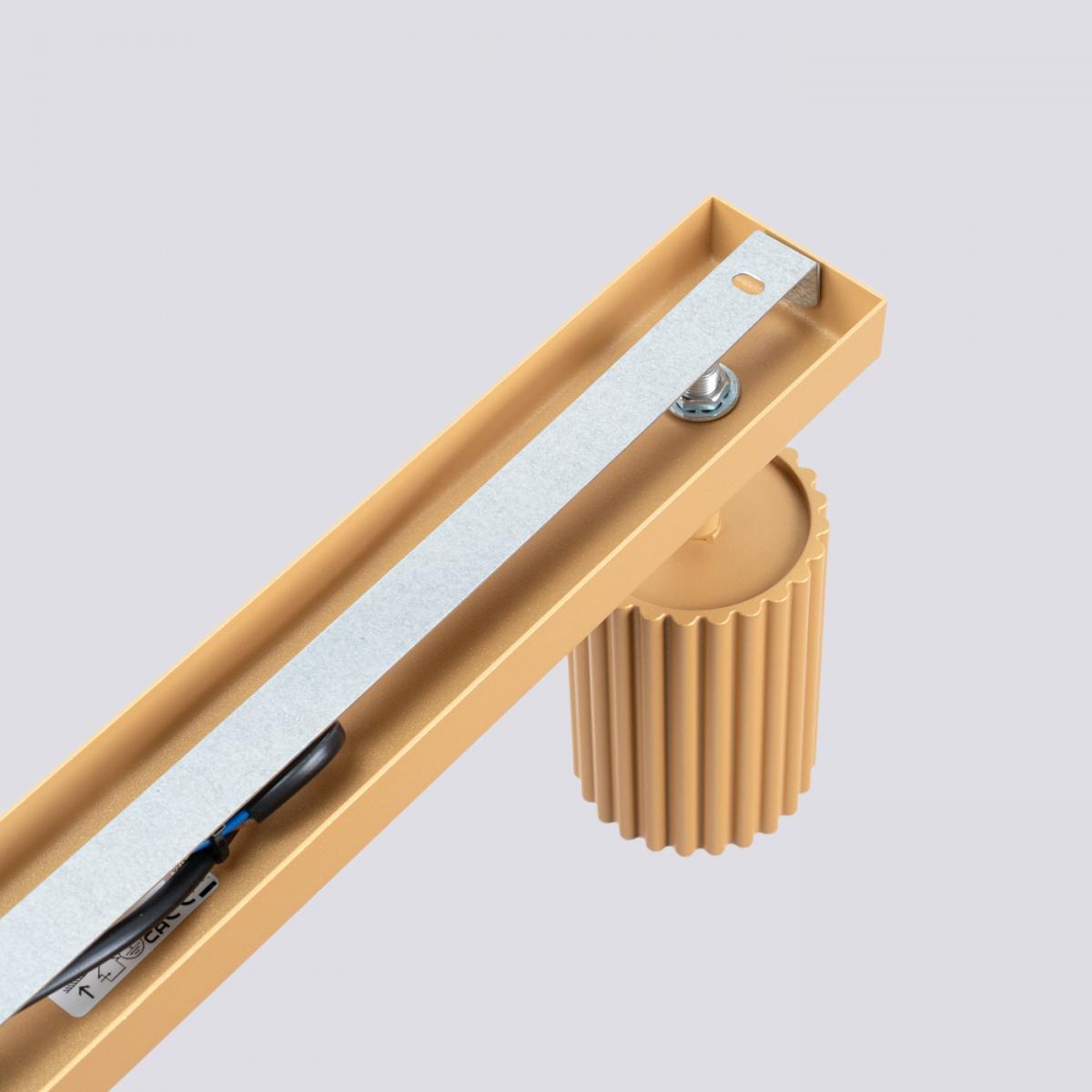 Sollux Lámpara de techo KARBON 3L oro N/A