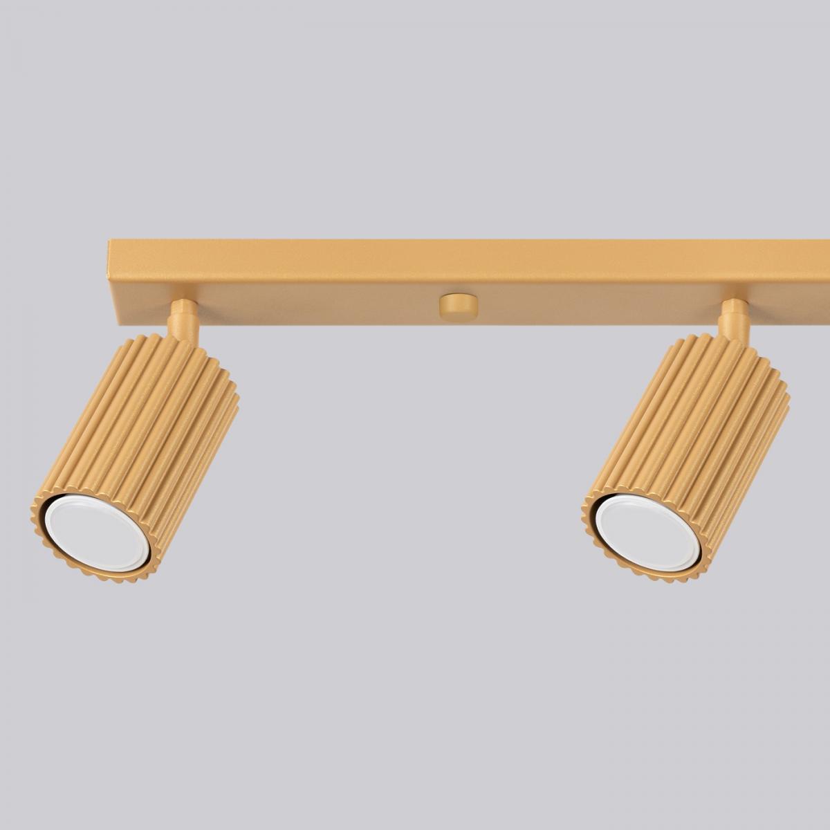 Sollux Lámpara de techo KARBON 4L oro N/A