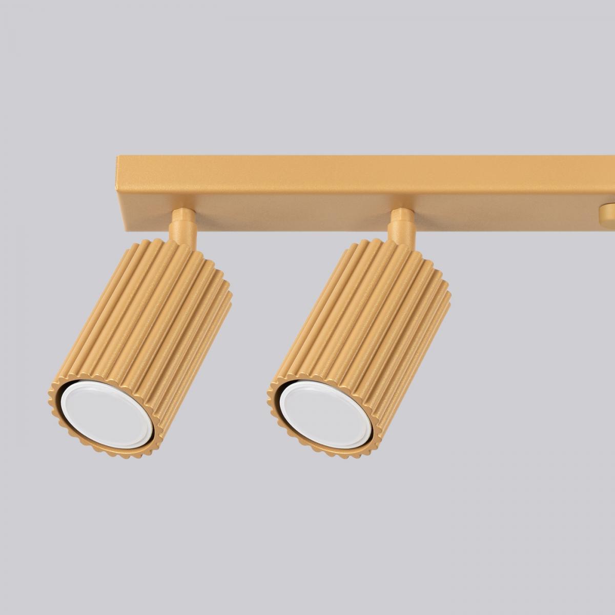 Sollux Lámpara de techo KARBON 6L oro N/A