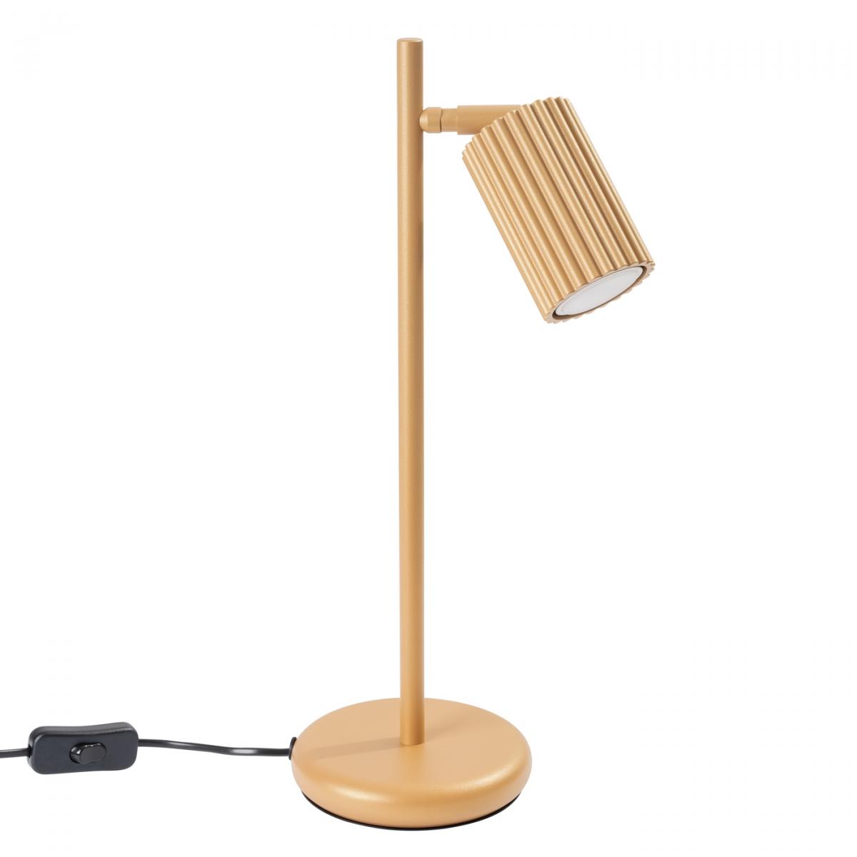 Sollux Lámpara de mesa KARBON oro N/A
