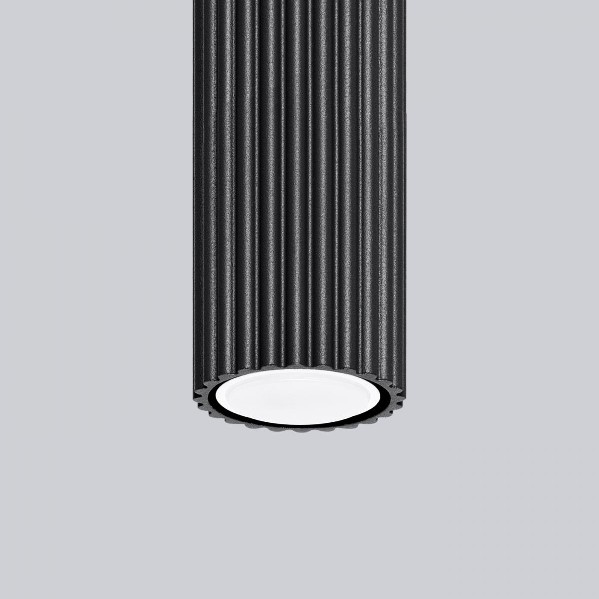 Sollux Lámpara de techo KARBON 40 negra N/A