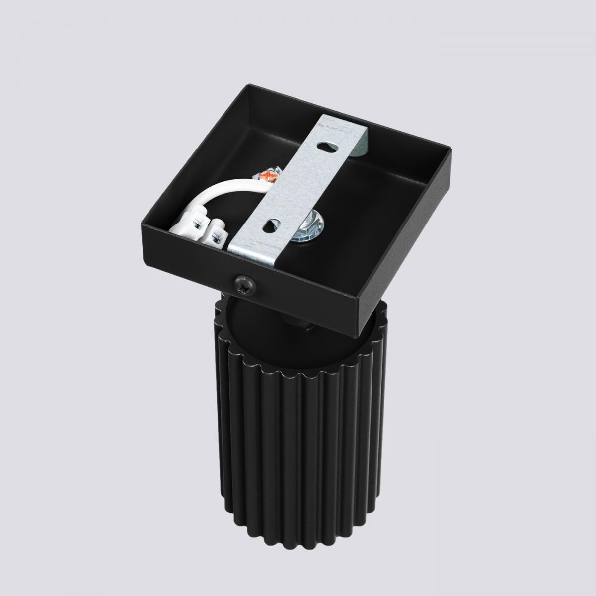 Sollux Aplique KARBON negro N/A