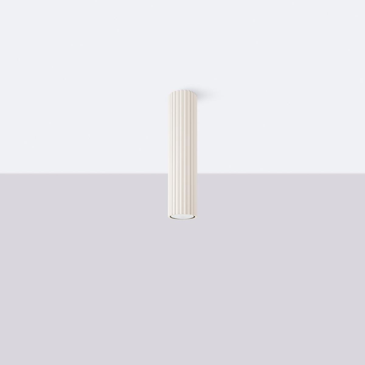 Sollux Lámpara de techo KARBON 30 beige N/A