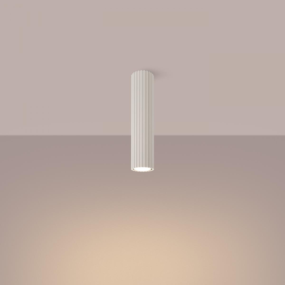 Sollux Lámpara de techo KARBON 30 beige N/A