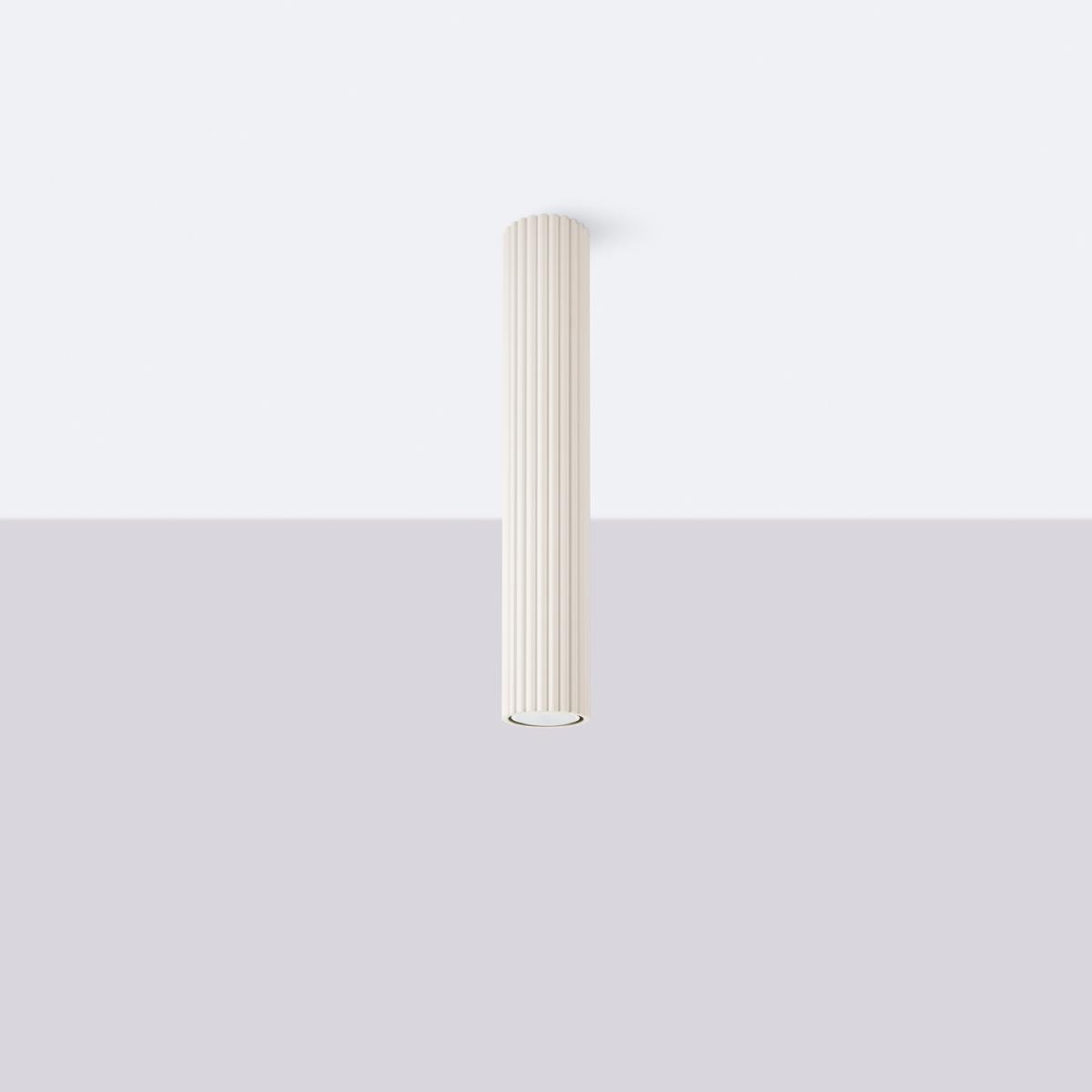 Sollux Lámpara de techo KARBON 40 beige N/A