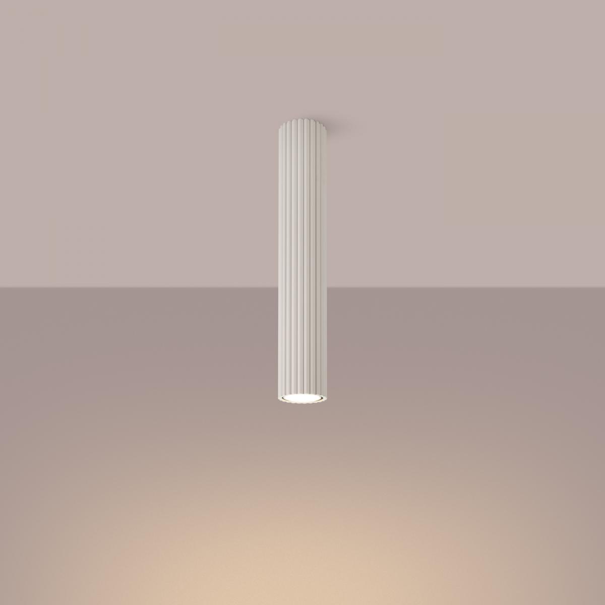 Sollux Lámpara de techo KARBON 40 beige N/A