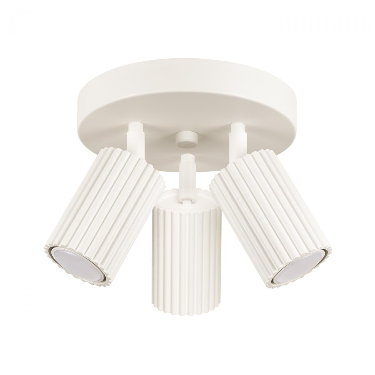 Sollux Lámpara de techo KARBON 3P beige N/A