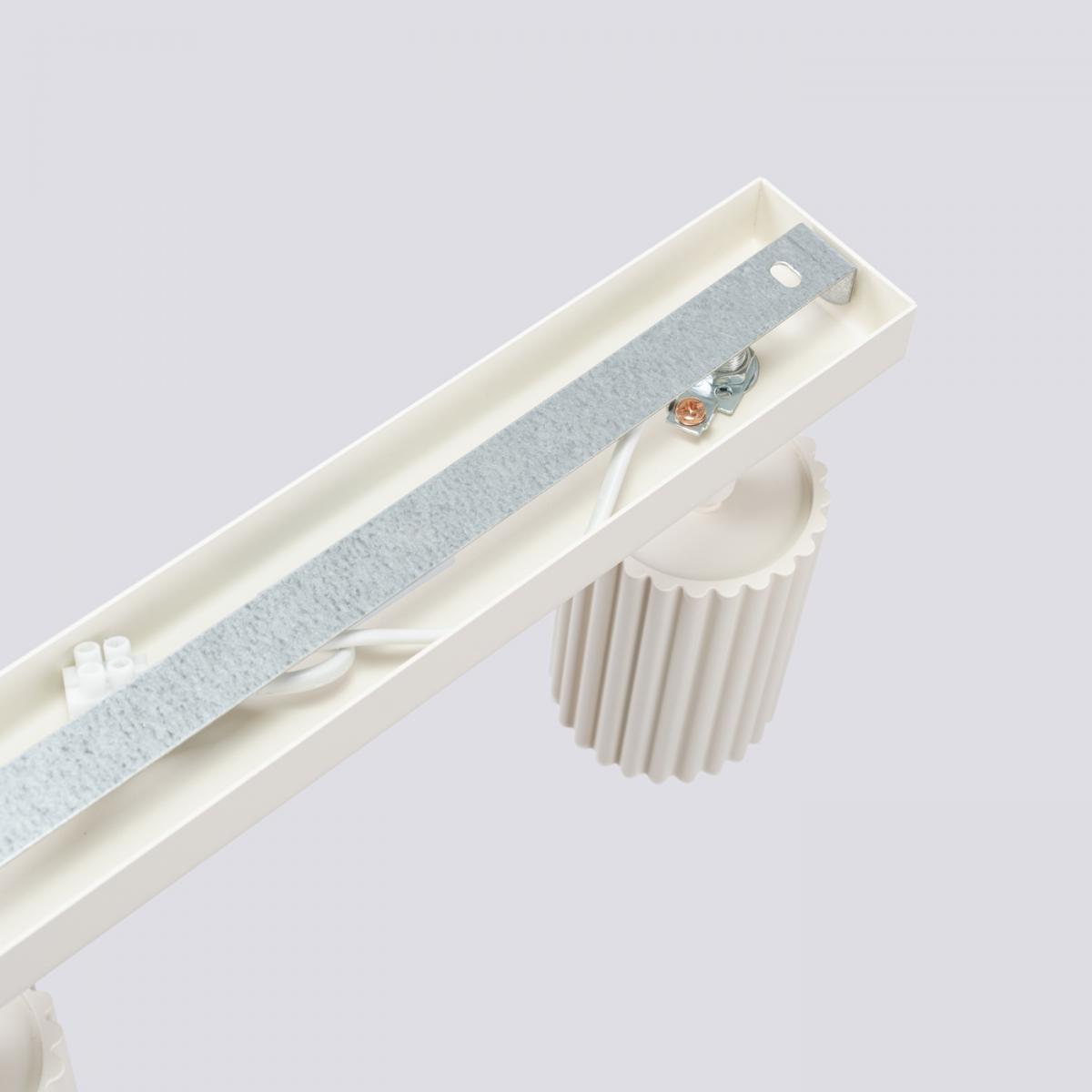 Sollux Lámpara de techo KARBON 4L beige N/A