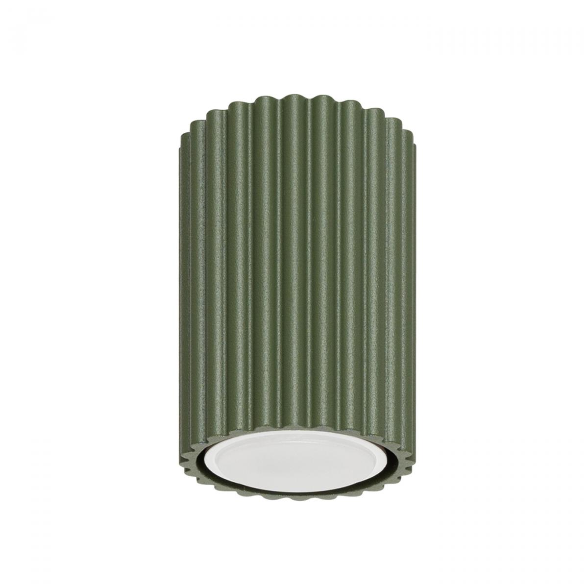 Sollux Lámpara de techo KARBON 10 verde oliva N/A