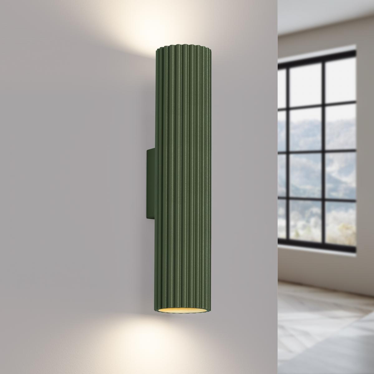 Sollux Aplique KARBON 30 verde oliva N/A