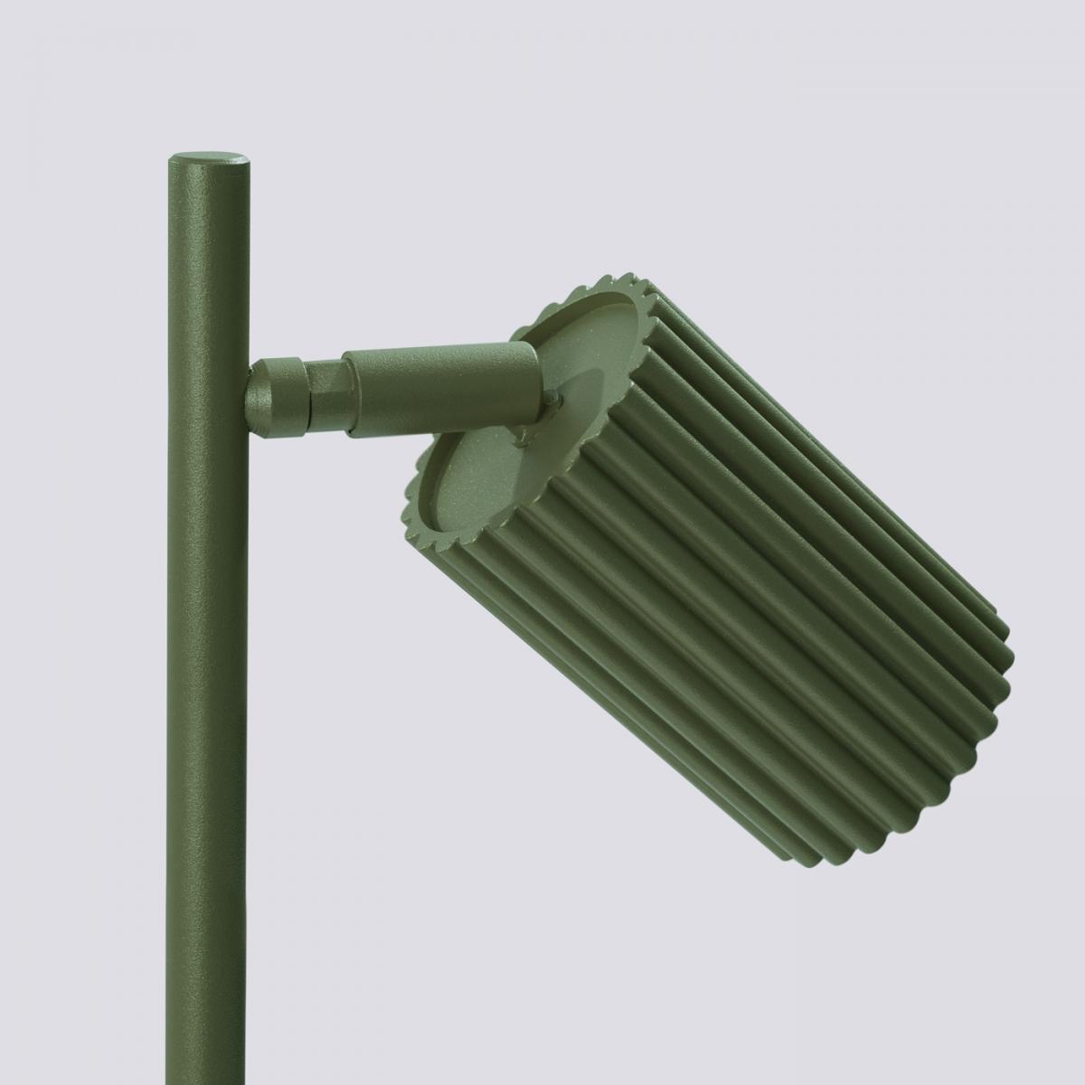 Sollux Lámpara de mesa KARBON verde oliva N/A