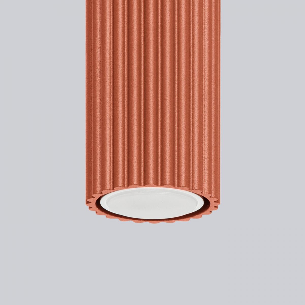 Sollux Lámpara de techo KARBON 20 rojo ocre N/A