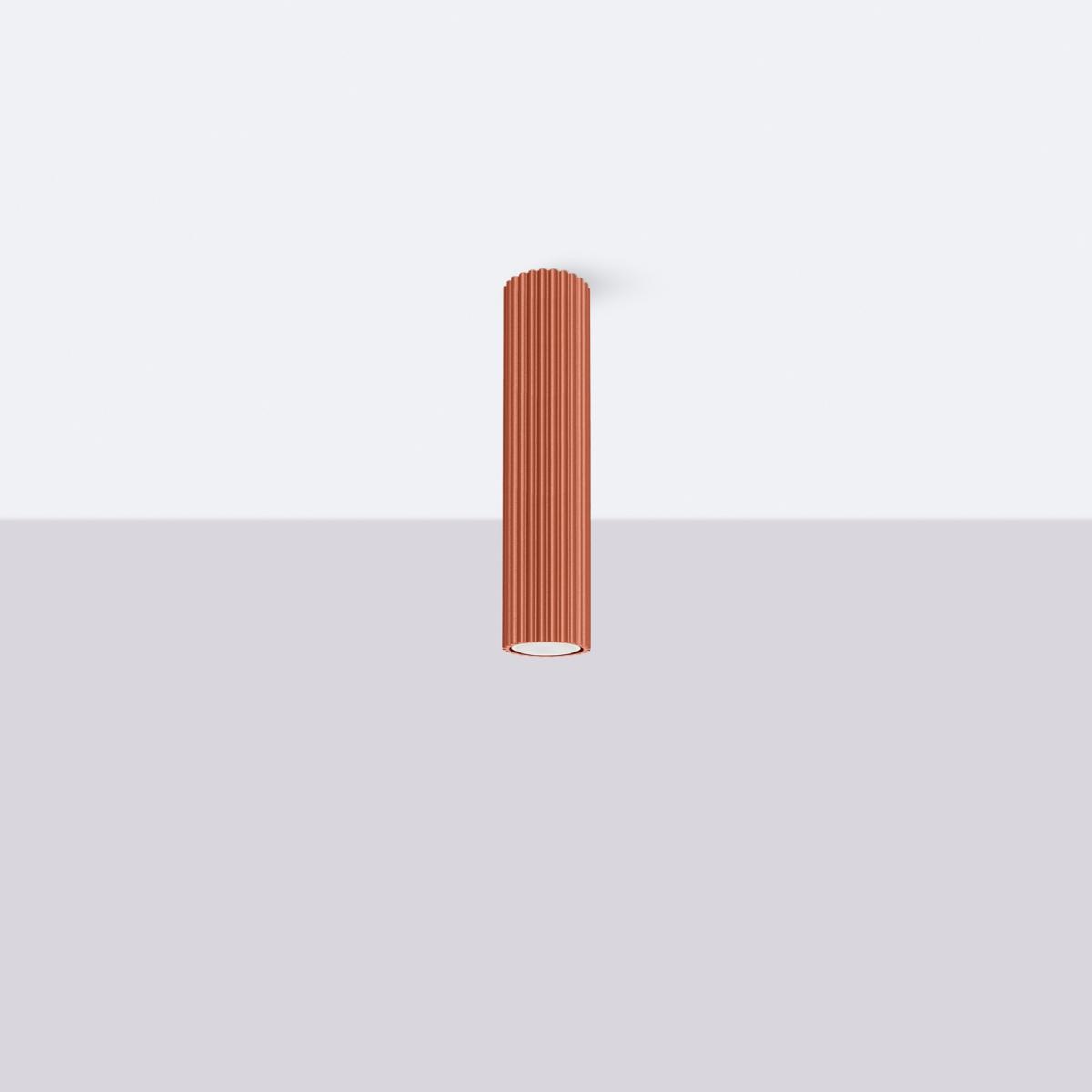 Sollux Lámpara de techo KARBON 30 rojo ocre N/A