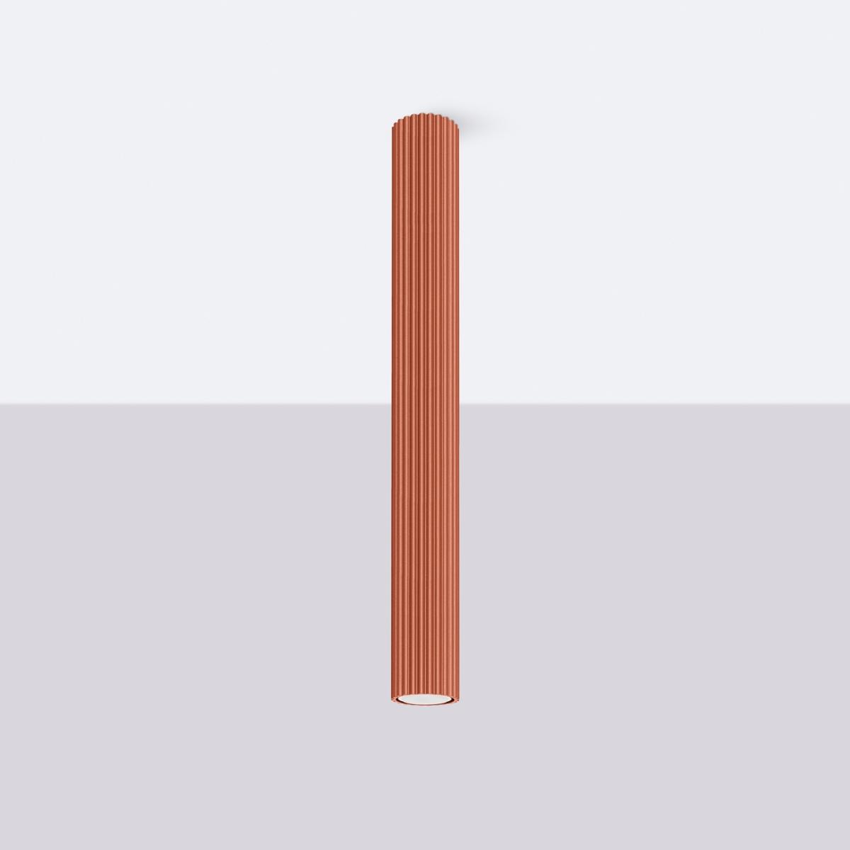 Sollux Lámpara de techo KARBON 60 rojo ocre N/A