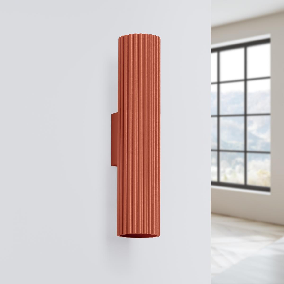 Sollux Aplique KARBON 30 rojo ocre N/A