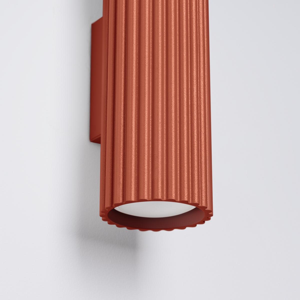 Sollux Aplique KARBON 30 rojo ocre N/A