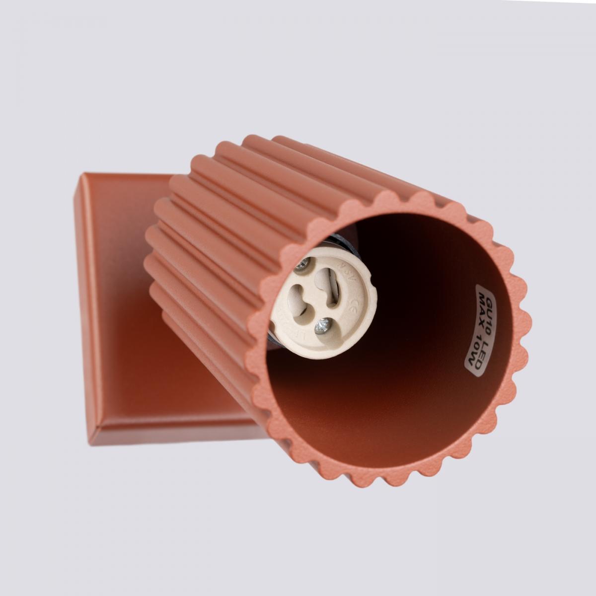 Sollux Aplique KARBON rojo ocre N/A